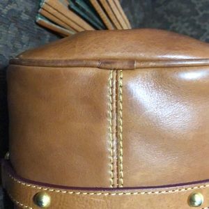 Dooney small Florentine satchel in natural